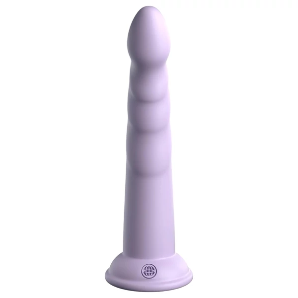 Dillio Slim Seven - tapadókorongos stimuláló dildó (20cm) - lila