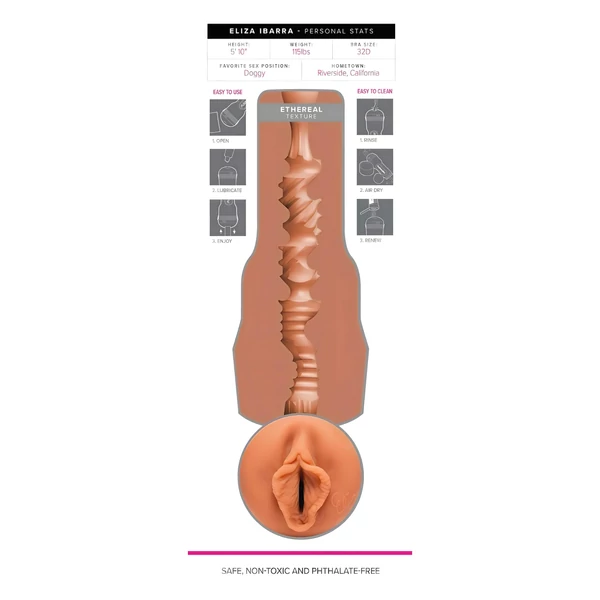 Fleshlight Eliza Ibarra Ethereal - élethű műpunci (testszínű)