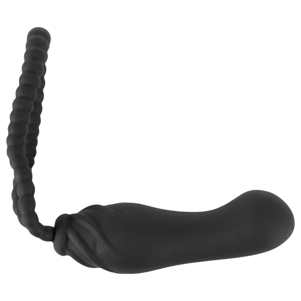 Black Velvets Perfect Fit - felcsatolható dildó (fekete)