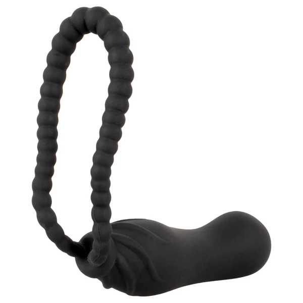 Black Velvets Perfect Fit - felcsatolható dildó (fekete)
