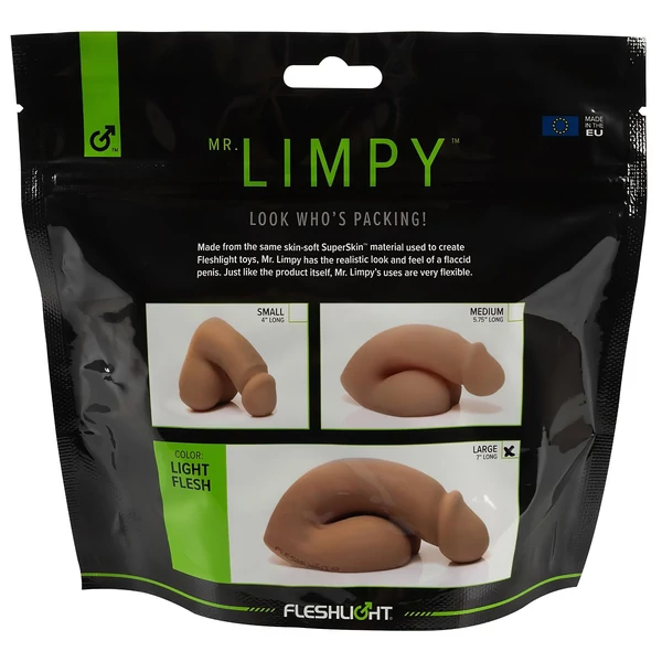 Fleshlight - Mr. Limpy - nagy élethű dildó (testszínű)