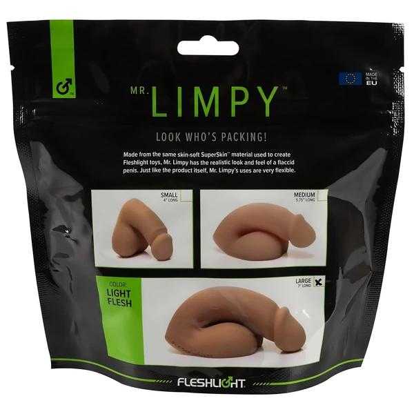 Fleshlight - Mr. Limpy - nagy élethű dildó (testszínű)
