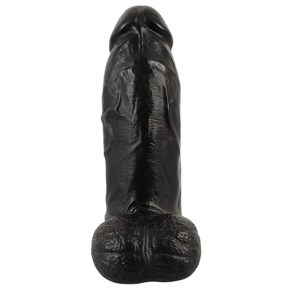 realistixxx Real Giant - herés dildó - 22 cm (fekete)