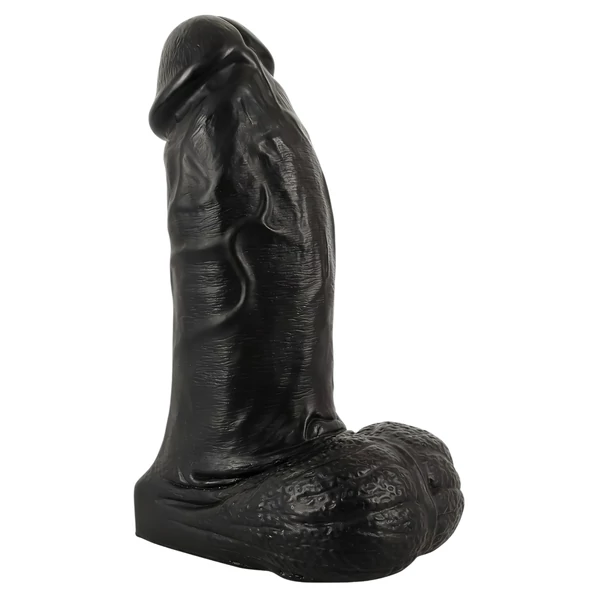 realistixxx Real Giant - herés dildó - 22 cm (fekete)