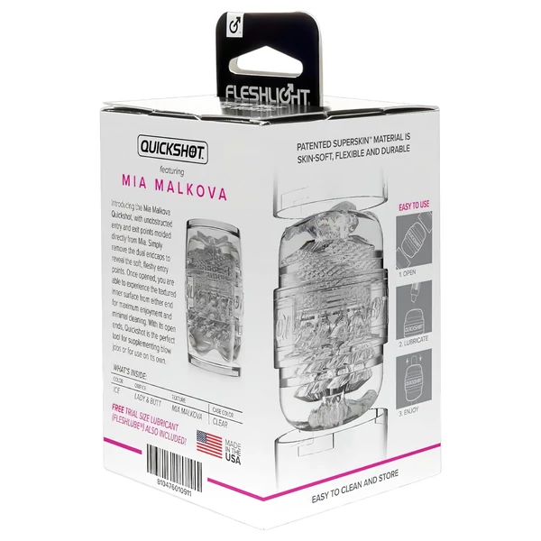 Fleshlight Quickshot Mia Malkova - utazó maszturbátor
