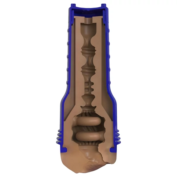 Fleshlight Boost Bang - élethű művagina maszturbátor (barna)