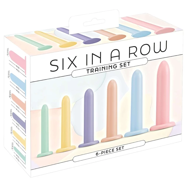 You2Toys - Six in a Row - dildó trainer szett - 6 db (színes)