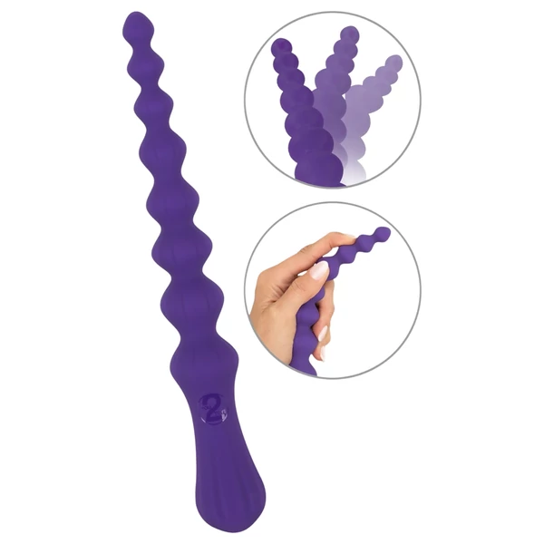 You2Toys - Gömbös, flexibilis anál dildó (lila)