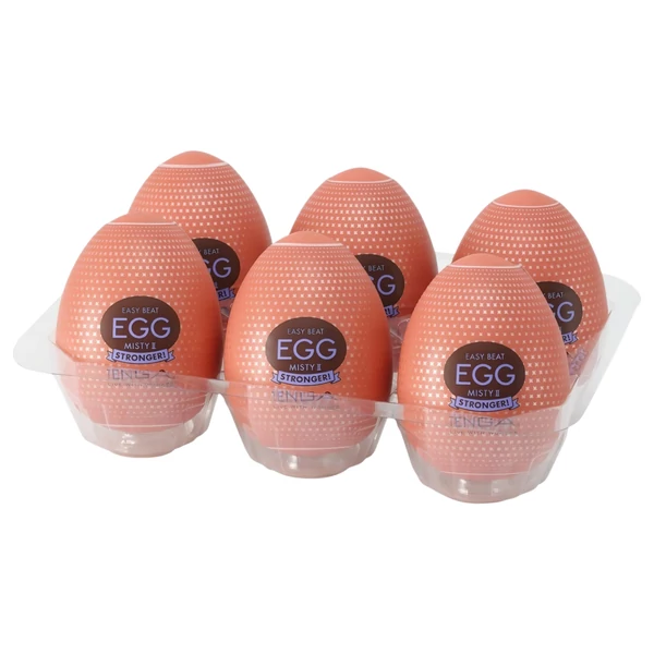 TENGA Egg Misty II Stronger - tojás maszturbátor (6db)