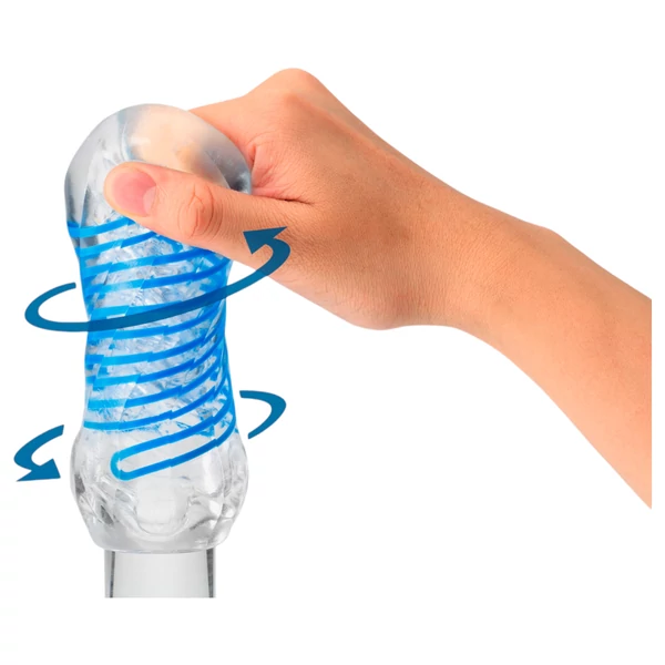 Tenga Spinner DX - maszturbátor (áttetsző)