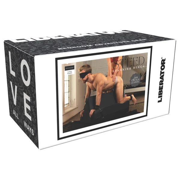 Liberator - szexpárna bilincsekkel (fekete)