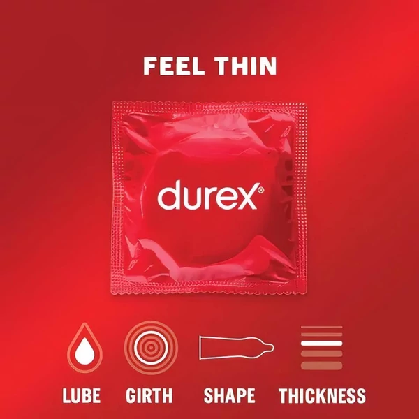 Durex Feel Thin - élethű érzés óvszer (18 db)