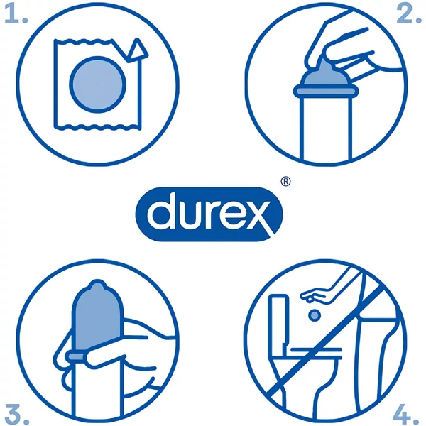 Durex Invisible Slim - vékony óvszer (10 db)