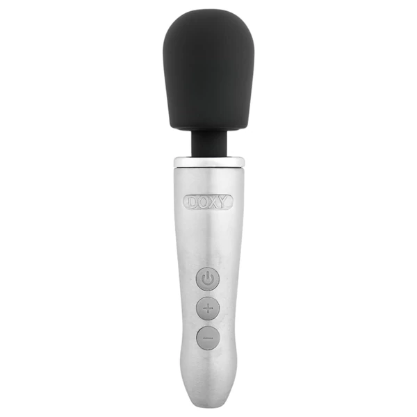 Doxy Go - masszírozó vibrátor (ezüst)