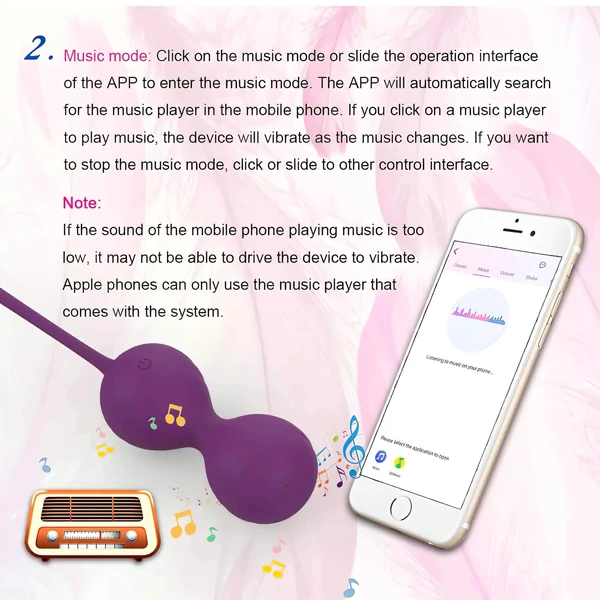 Lonely Winni - App-vezérelt vibrációs tojás (pink)