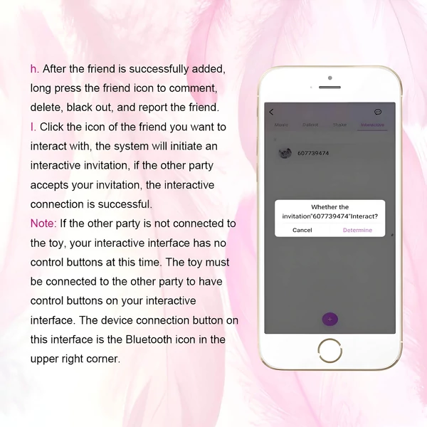 Lonely Winni - App-vezérelt vibrációs tojás (pink)