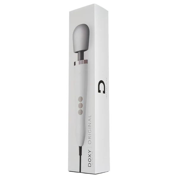 Doxy Wand Original - hálózati masszírozó vibrátor (fehér)