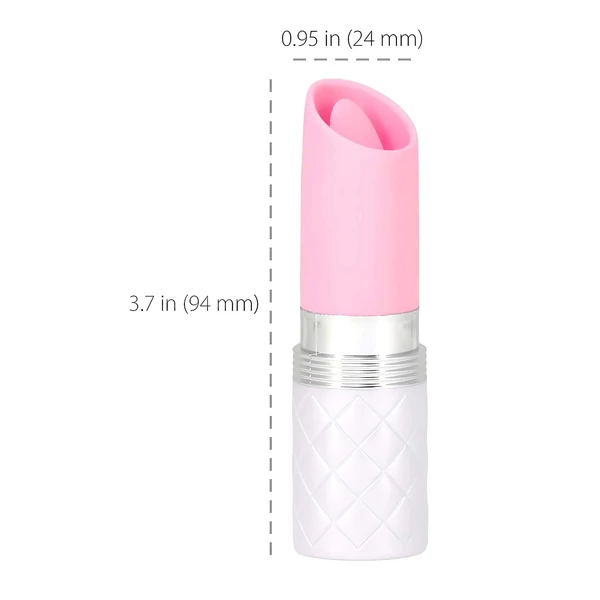 Pillow Talk Lusty - akkus, nyelves rúdvibrátor (pink)