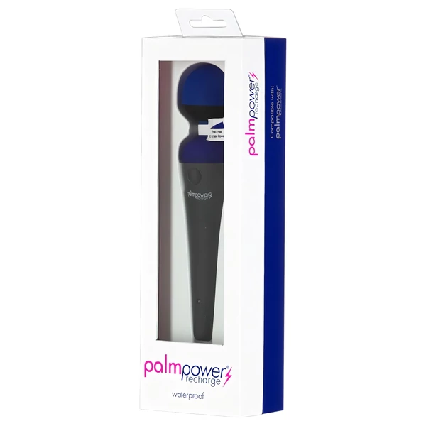 PalmPower recharge - akkus masszírozó vibrátor (kék)