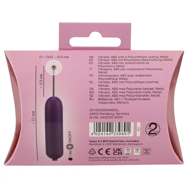 You2Toys - Spot-on csikló vibrátor (lila)