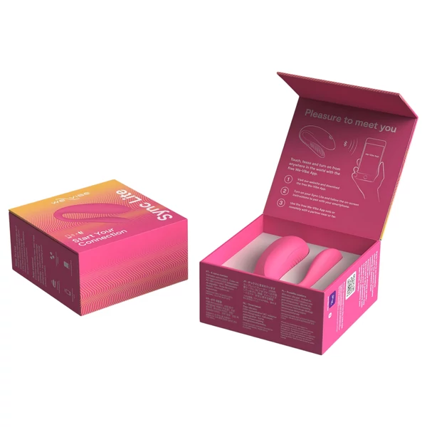 We-Vibe Sync Lite - okos, rádiós párvibrátor (pink)