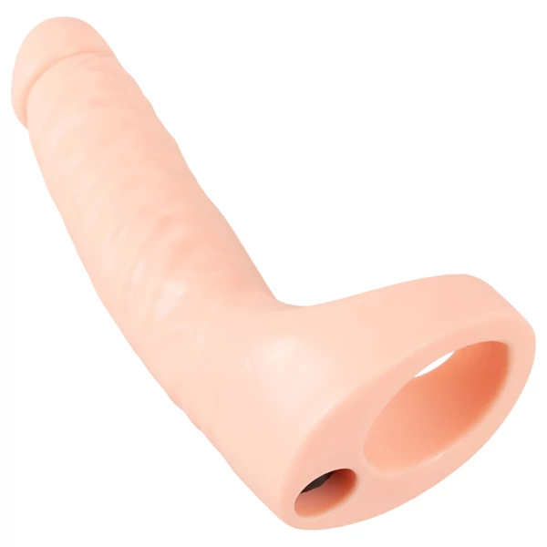 realistixxx Double Fucker - felcsatolható anál vibrátor (testszínű) 