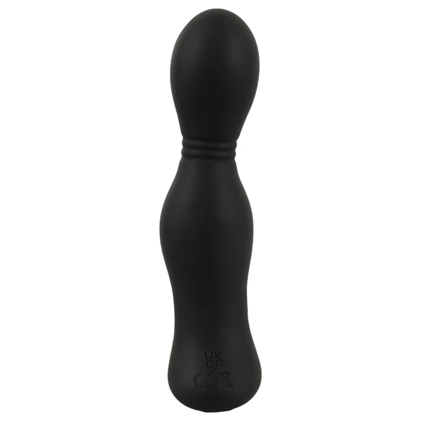 Rebel - távirányítós 2in1 prosztata vibrátor (fekete)