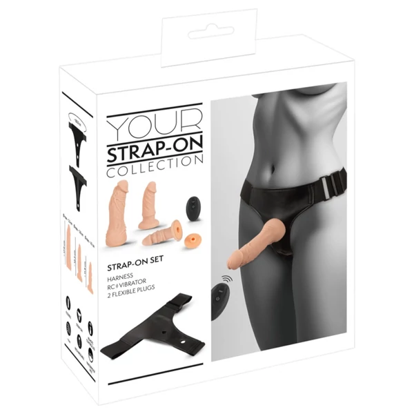 You2Toys - felcsatolható dildó szett (testszínű)