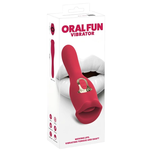 You2Toys - 2in1 nyelves vibrátor (pink)
