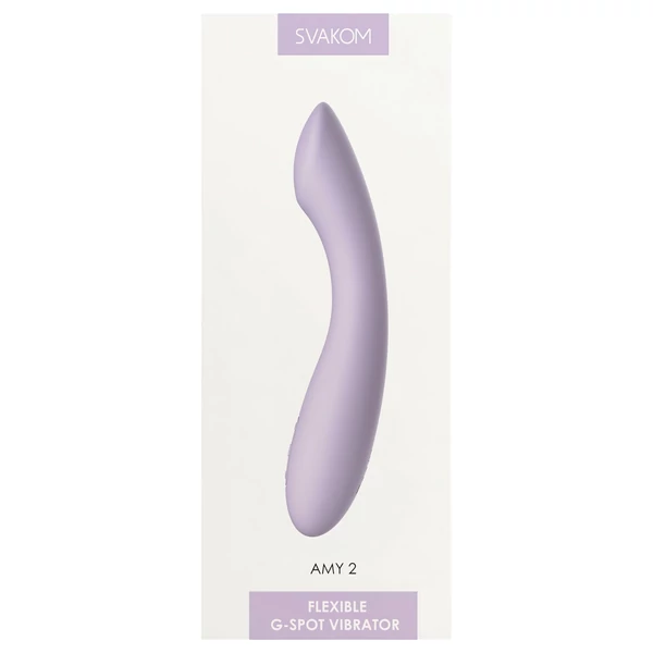 Svakom Amy 2 - akkus, vízálló G-pont vibrátor (lila)
