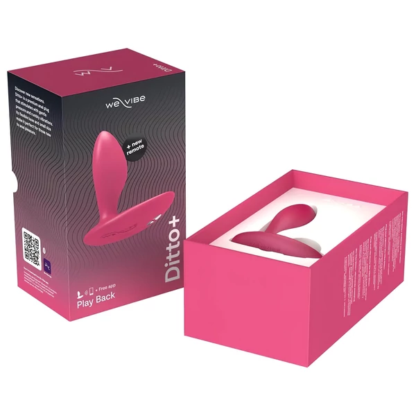 We-Vibe Ditto+ - App-vezérelt análvibrátor (pink)