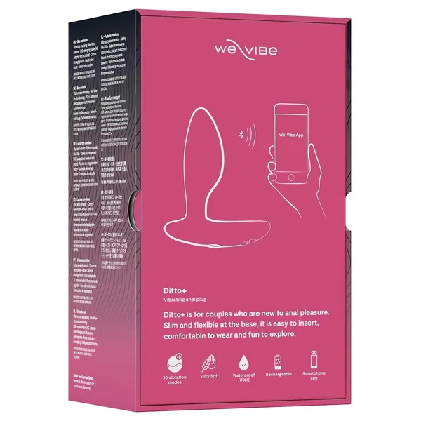 We-Vibe Ditto+ - App-vezérelt análvibrátor (pink)