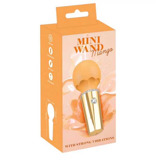 You2Toys Mini Wand - akkus masszírozó vibrátor (sárga)