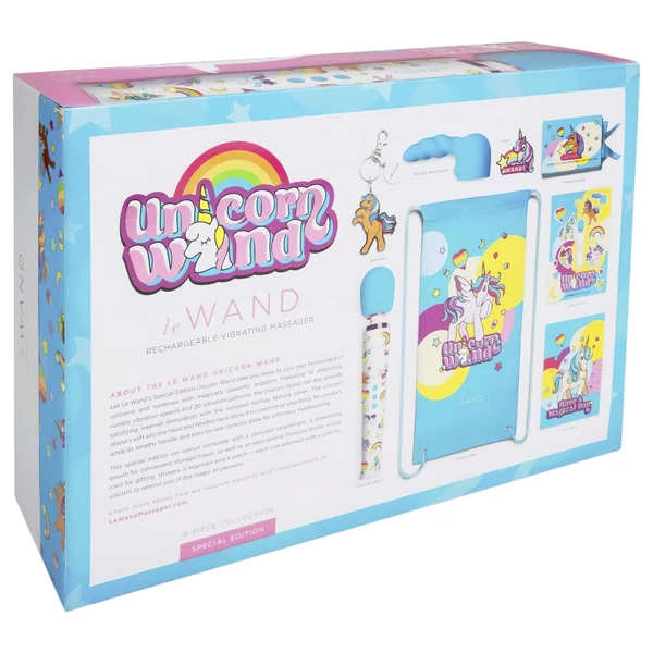 le Wand Unicorn - masszírozó vibrátor szett (szivárvány)