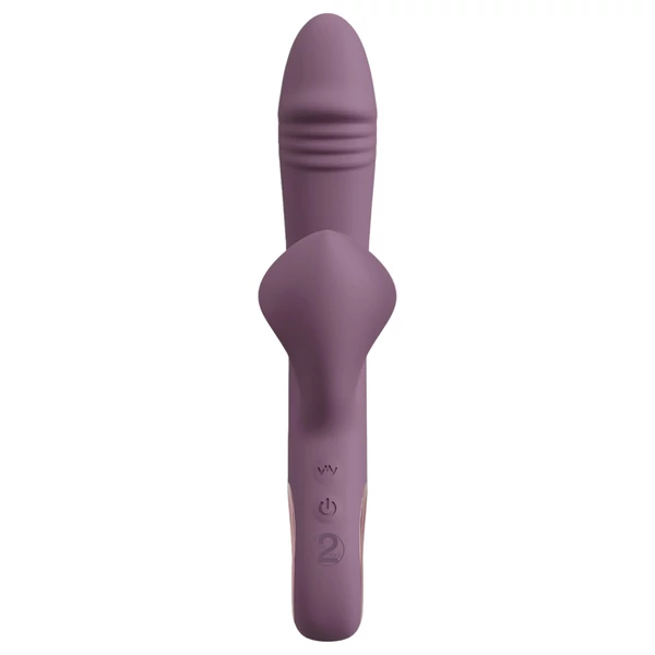 You2Toys - akkus, tripla karos vibrátor (lila)