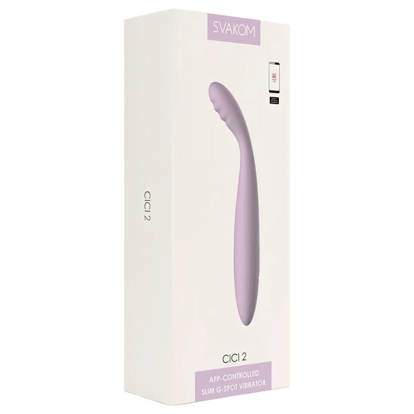 Svakom Cici 2 - App-vezérelt G-pont vibrátor (lila)