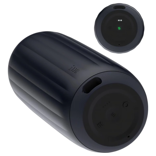 Svakom Sam Neo 2 Pro - App-vezérelt maszturbátor, férfiaknak (fekete-fehér)