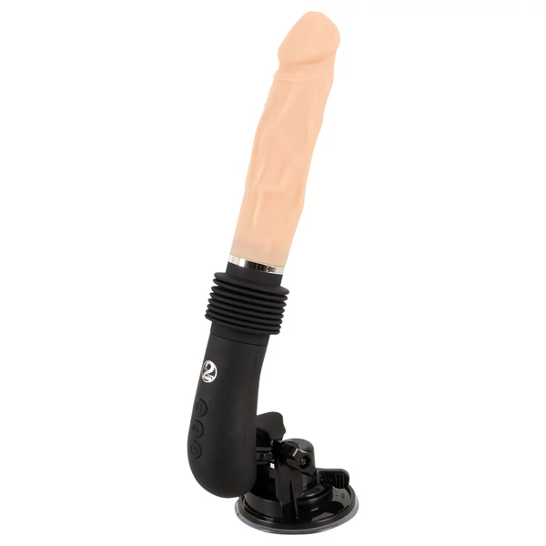You2Toys RC Fucking Machine Flesh - lökő vibrátor (fekete)