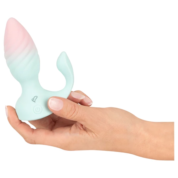 Beau Coeur Juvela - vibrációs anál plug (türkiz)
