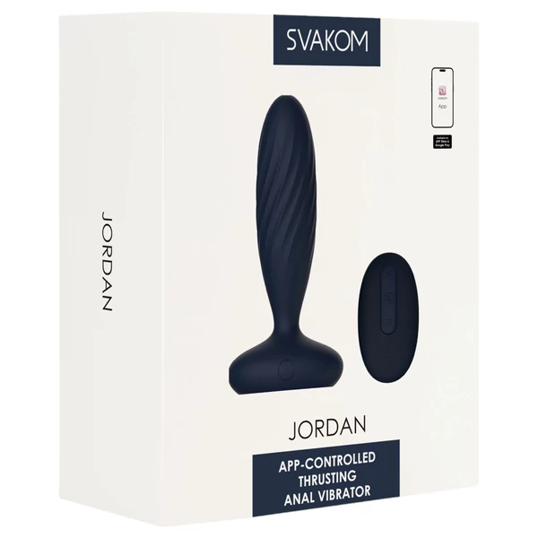 Svakom Jordan – App-vezérelt análvibrátor (kék)