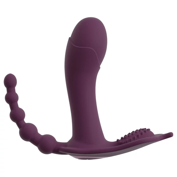 Beau Coeur Ariva - 3in1 bugyivibrátor (lila)