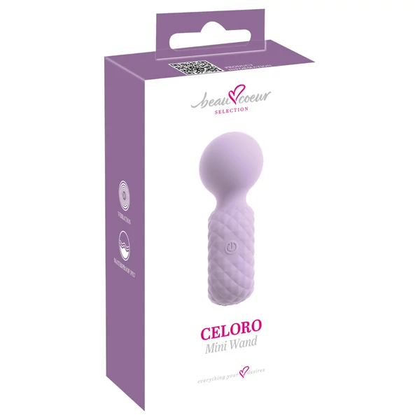 Beau Coeur Celoro - mini masszírozó vibrátor (lila)