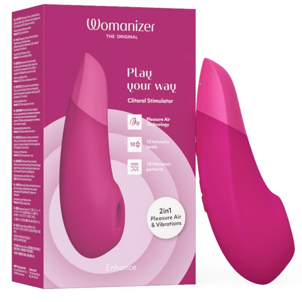 Womanizer Enhance 2in1 csiklószívó + vibrátor (rózsaszín)