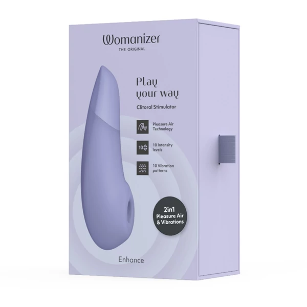 Womanizer Enhance 2in1 csiklószívó + vibrátor (lila)
