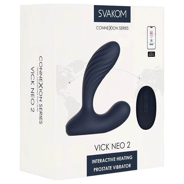 Svakom Vick Neo 2 – App-vezérelt análvibrátor (kék)