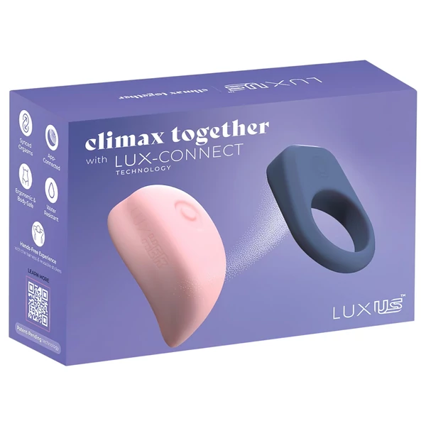 LUXUS Climax Together by Kiiroo - mágneses, app-vezérelt párvibrátor szett