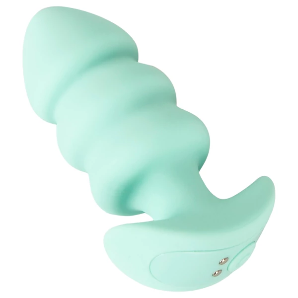Cuties Mini - gömbös vibrációs anál plug (zöld)