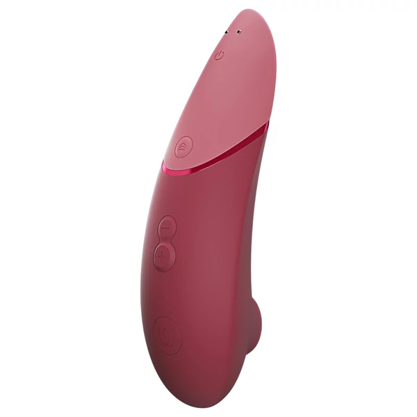 Womanizer Next - akkus, léghullámos csiklóizgató (bordó)