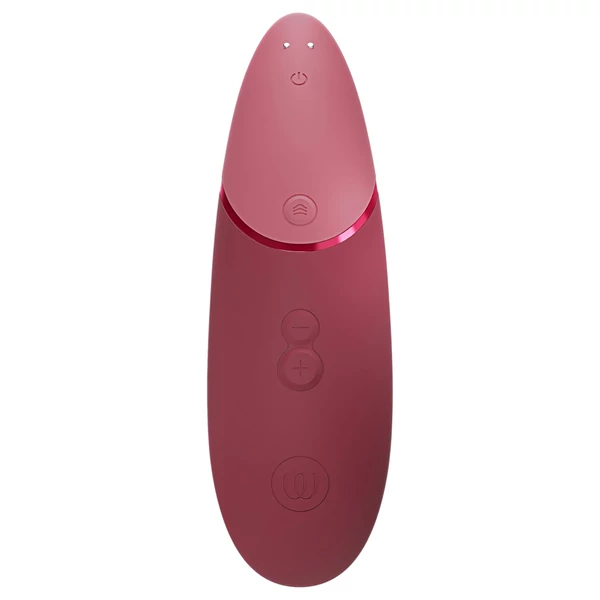 Womanizer Next - akkus, léghullámos csiklóizgató (bordó)