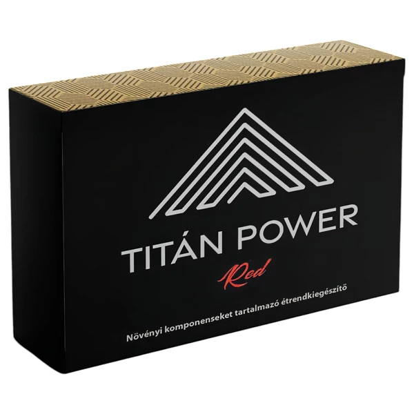 Titán Power Red - étrend kiegészítő férfiaknak (3 db)